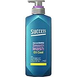 【3個セット】サクセス リンスのいらない薬用シャンプー スムームウォッシュ エクストラクール 本体 400ml