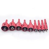 9本组 バイメタル ホールソー 16mm 18mm 20mm 22mm 25mm 30mm 32mm 35mm 38mm 木工用 DIY工具