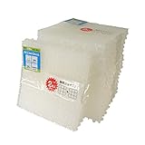 山崎産業 日本製 ジョイント人工芝 アクセントグラス クリア 30cm×30cm 18枚セット