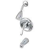 Kingston Brass KB5531YL Yosemite Single Handle Tub Shower Faucet, Polished Chrome, 6-3/4 inch Diamet