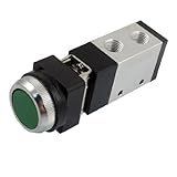 uxcell　機械弁　MV522R　6.35mmPT　モメンタリ　3ウェイ　2ポジション