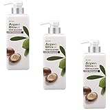 【まとめ買い】ビューア アルガン&オリーブオイルシャンプー 550ml ×3個