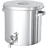 日東 ステンレスタンク ストレート貯蔵用タンク(蛇口付) 10L STW24
