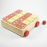 木製ＡＢＣブロック　カートセット