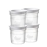 Tommee Tippee Closer to Nature Milk Storage Pots (4-pack)