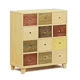 北欧風 幅80cm 4段ローチェスト 脚付き 桐製 ナチュラル