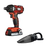ブラックアンドデッカー(BLACK+DECKER) コードレスインパクトドライバー 18V 【クリーナー付限定セット品】 EXI18