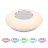 Bluetoothスピーカー ワイヤレス LEDライト付き カラーライトモード 電球色モード マイク内蔵で通話できる フックが付き 充電式