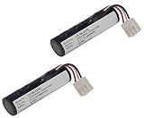 Ingenico 295006044交換バッテリーCombo - Pack includes : 2 x sdpos-l1907バッテリ
