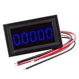 Sharplace 全４色 ミニ DC 3.5-30V　ミニ　5桁　デジタル電流計　アンペア　メーター - 青