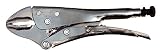 Grip-On 113-10 10-Inch Straight Jaw Locking Pliers with V-Notch, Nickel-Plated [並行輸入品]