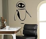 Eve壁ビニールデカールwall-e Disney漫画ロボットビニールステッカーホームデコレーションアイデアインテリア取り外し可能子供部屋壁アート12 ( WLE )