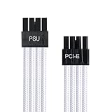 Corsair用18AWG PCIEケーブル、65CMスリーブオス-オス PSU 8ピンから6+2ピンGPU電源ケーブル Thermaltake ARESGAMEモジュラー電源用