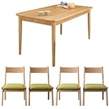 ダイニング5点セット ダイニングテーブル ダイニングチェア4脚セット グリーン