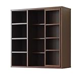 Frama Furniture(フラマファニチャー) 低ホルムアルデヒド シングルスライド書棚奥深タイプ ブラウン KSS-0006EBR