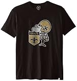NFL New Orleans Saintsメンズ' 47ブランドScrum Basic Tee (スタイル2 ) S ブラック