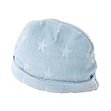 (チャックル) chuckle * ボンシュシュ * パステル ベロア 星型 ベビー 帽子 サックス 50-60cm P9212-60-30