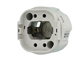 Leviton 26800-4A9 Twist-in Socket for G24q and GX24q Lamp Bases, 4-Pin, 120 W, 600 V, White by Levit