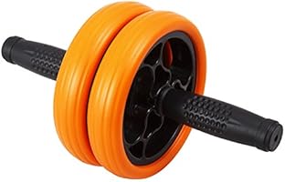 HOMETRY(ホームトライ) 腹筋ローラー ブラック&times;オレンジ 加圧トレーニングPCCS STATION監修 T001