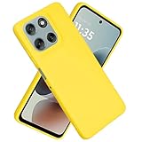 【 Moilyo 】対応MOTO G66J/G66Y 5G/G56 5G用の ケース シリコン レンズ保護（イエロー）モトローラ モトG66J用 スマホケース 全面保護 耐衝撃 TPU シリコン カバー 薄型 ストラップホール付き 落下防止 g66j 5g ソフトカバー（Yellow）