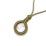 モッロ ロック 4.5倍 30mm ルーペ ゴールド 425 パラコード ペンダント