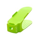 Magical Home多彩な一体式鞋架 創意プラスチック鞋架 立体式収納鞋架 家居用品 (グリーン)