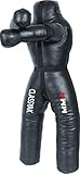 Classyak MMA GrapplingダミーStanding位置Cross FitaスタイルJiu Jitsu Punching Bag – Unfilled ブラック
