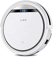 ILIFE アイライフ V3s Pro ロボット掃除機 ペットの毛に効果 強力吸引 落下防止と衝突防止 静音 自動充電 (ホワイト)