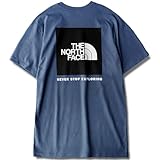 [ザノースフェイス] Tシャツ メンズ 半袖 バックプリント ボックスロゴ ネイビー BOX NSE Tee サイズM [並行輸入品]