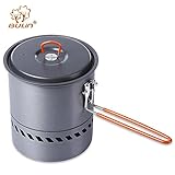 アウトドアキャンプピクニックピクニック野生生存ホットポットの形ポットポット