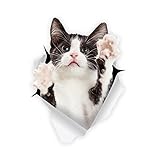 prendre カーステッカー 猫 シール かわいい 動物 アニマル ドレスアップ 車 バイク カー用品 ステッカー カーステッカー 傷隠し PR-CATST03(Eタイプ)