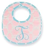 Mud Pie Baby Boutique Initial T Bib with Spoon by Mud Pie
