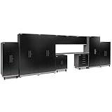 NewAgeパフォーマンスPlus 2.0 11 Pieceダイヤモンドキャビネットセットinブラック