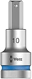 Wera社 ヘキサゴンビットソケット 5003825001 対辺寸法:10×差込角:12.7×全長:60mm 1個