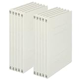 プラス フラットファイル A4 タテ 樹脂製とじ具 10冊 グレー 78-239 No.021N-10P