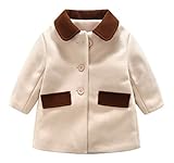 C-Princess ベビー服 ダッフル コート ジャケット アウター ブルゾン 上着 ガールズ 女の子 キッズ 子供 幼児用 長袖 防寒 カジュアル 80
