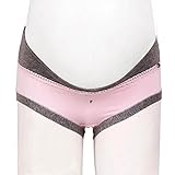 Hzjundasi 2Pcs マタニティ Low Waist U-shaped 下着 妊娠中の女性 Breathable ブリーフ