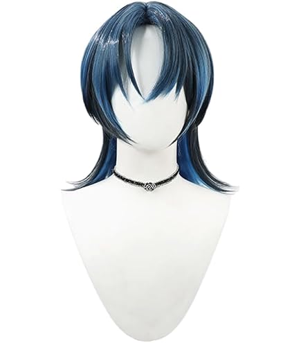 Amazon.co.jp: 火威青 ひおどしあお ブルー 短髪 コミケ ウィッグ