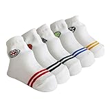 Ochine 【5足セット】赤ちゃん 男の子 女の子 スポーツ ソックス ベビー用靴下 かわいい柄 シンプル 秋冬 保温 出産お祝い くつした 0~3歳