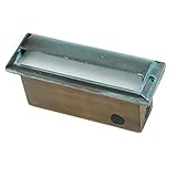 Best Quality Lighting LV61VRD Finished Outdoor Step Light with Clear Glass Shade, Green Verde [並行輸入品