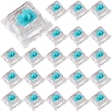 ルボナリエ キースイッチ 青軸 メカニカルキーボード 軸 交換 キーボード ゲーミングキーボード スイッチ 30個 セット (ブルー)