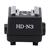 HD N3ホットシューアダプター ホットシューマウントアダプター シューアダプター PC 軽量 頑丈耐久 a100、a200、a230 a300、a330