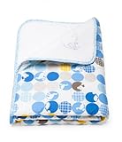 ストッケ キルト上掛け【100×100cm】 シルエットブルー