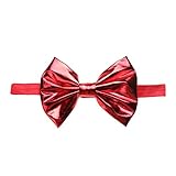 Domybest 子供ヘアバンド コットンのベルト かわいいボウタイを飾る 明るい プリンセス風 誕生日 百日記念 出産祝い良い弾力性 写真小道具 2-7歳に適して 7色