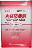 Liebe【リーベ】 【吉田製油所】木材防腐剤:クレオトップ 【ブラウン】16L缶×2缶セット