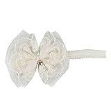 【二つセット】2015年新品♪赤ちゃんもオシャレに♪ ベビー キッズ ヘアバンド レース　可愛いお花 (B)