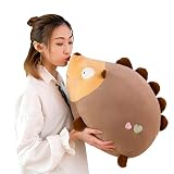 [テンカ]ぬいぐるみ　ハリネズミ　抱き枕　おもちゃ　クッション　かわいい　萌え萌え　癒し　縫いぐるみ　柔らかい　女の子　男の子　カップル　お誕生日　クリスマスプレゼント　自分へのご褒美　人気　ブラウン　30cm