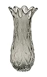 Deco 79 Glass Ash Vase, 8 by 16' [並行輸入品]