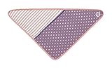 Organic Farm Buddies, Purple Polka Dot Bandana Bib by Organic Farm Buddies