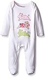 Mud PieベビーOne Piece Footed Sleeper カラー: ホワイト